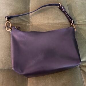 Madewell Black Leather Shoulder Bag
